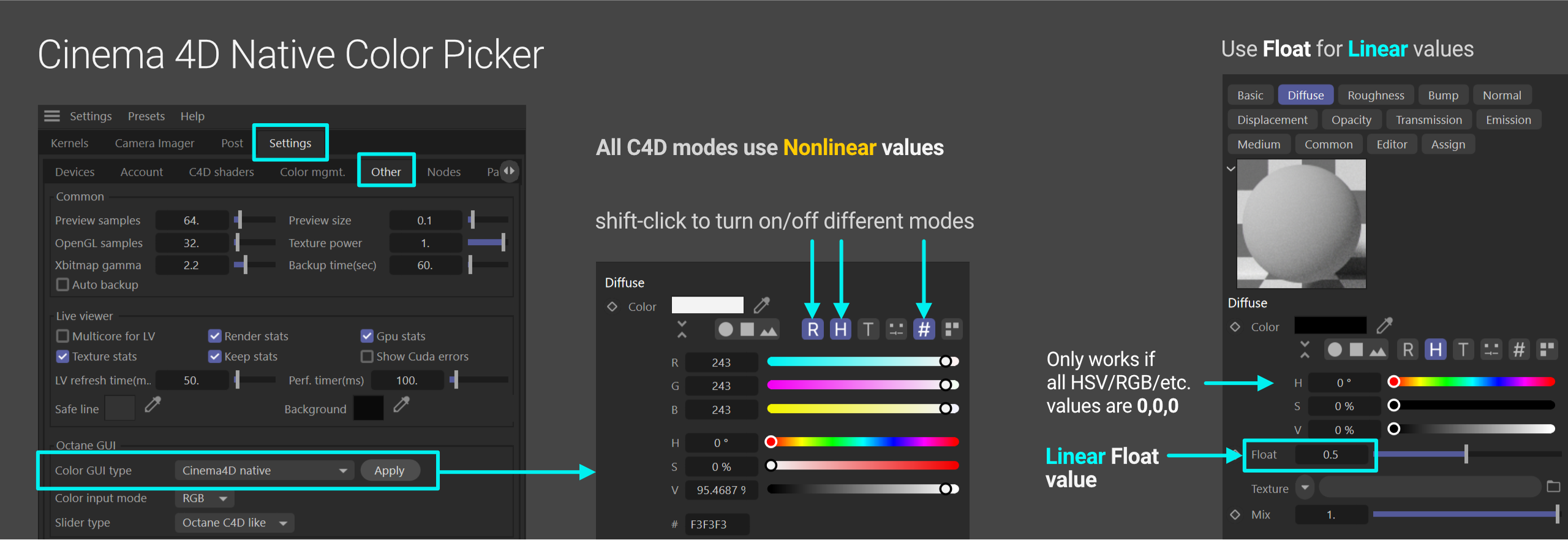 Color Management in Octane – Help | OTOY