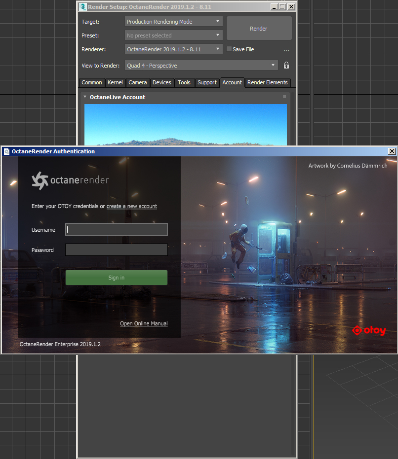 Octanerender For Autodesk 3ds Max Installation Guide Help Otoy